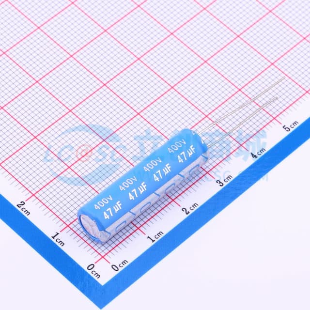 【插件】47uF ±20% 400V实物图