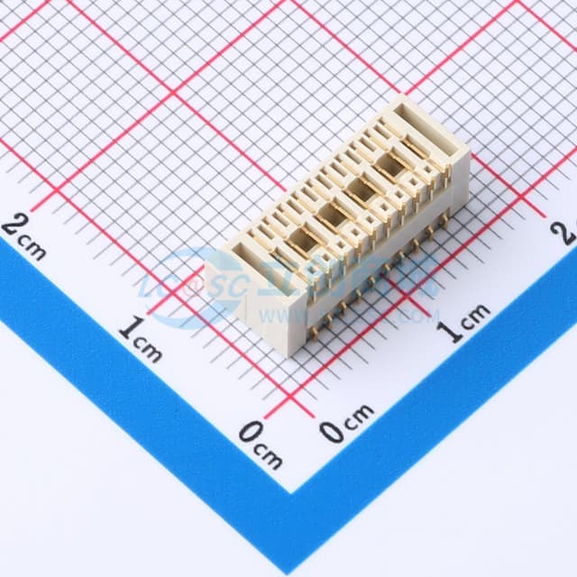2x10P 间距:1.25mm 卧贴 系列:GHD实物图