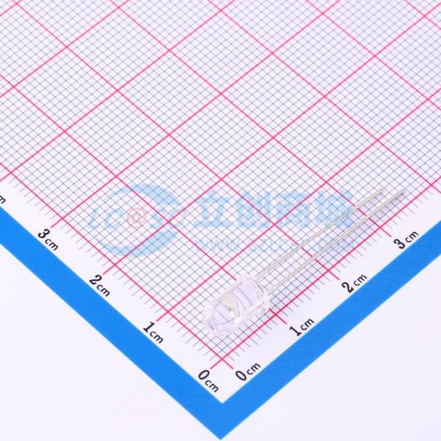F5红发发射管透明胶体实物图