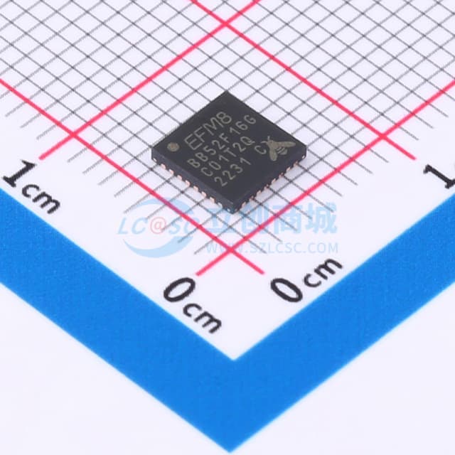 EFM8BB52F16G-C-QFN32实物图