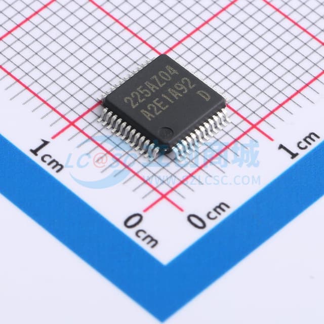 超低功耗48 MHz Arm Cortex-M23内核，高达128 KB代码闪存、16 KB SRAM、电容感应单元、12位A/D转换器，具备安全防护功能实物图