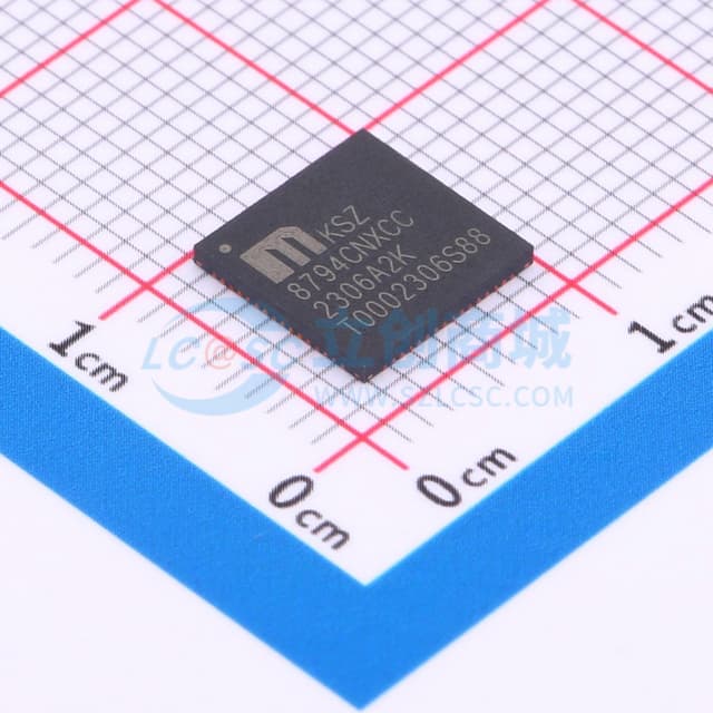 集成4端口10/100管理型以太网交换机，带千兆RGMII/MI/RMII接口实物图