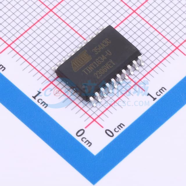 8位 Atmel tinyAVR 微控制器，带有16K字节系统内可编程闪存实物图