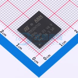 带DSP和DP-FPU的高性能ARM Cortex-M7 MCU，具有128 KB Flash、1 MB RAM、480 MHz CPU、一级缓存、外部存储器接口、JPEG编解码器、硬件加密和大量外设缩略图