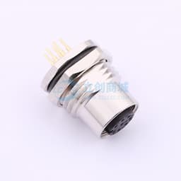 M12板后安装孔型插座PCB式缩略图