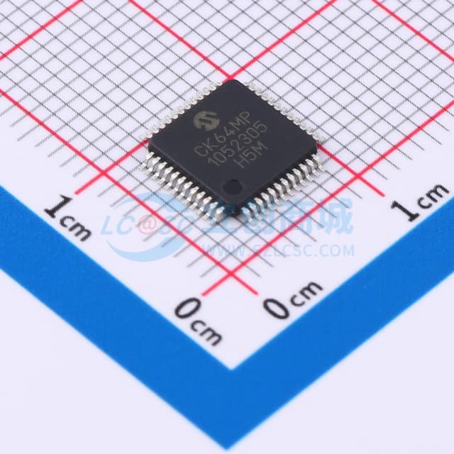 16位数字信号控制器，具备高速ADC、运算放大器、比较器和高分辨率PWM实物图