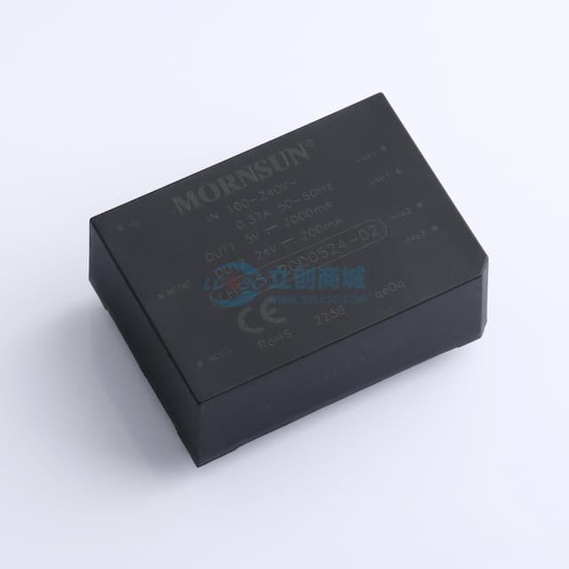 15W AC-DC模块电源，支持85-264VAC/100-370VDC输入，具有高隔离电压和多种保护功能实物图