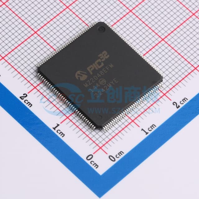 PIC32MZ2048EFM144-I/PL实物图