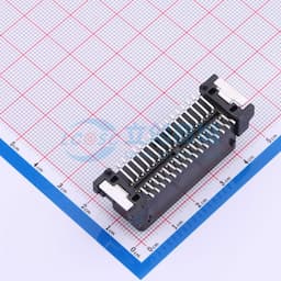 白色 汽车连接器2.2mm间距(MG645055-5)立贴针座,PBT料, 32P缩略图