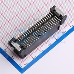 白色 汽车连接器2.2mm间距(1747642-2)立贴针座,PBT料, 40P缩略图