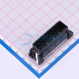 白色 汽车连接器2.2mm间距(MG645055-5)立贴针座,PBT料, 32P缩略图