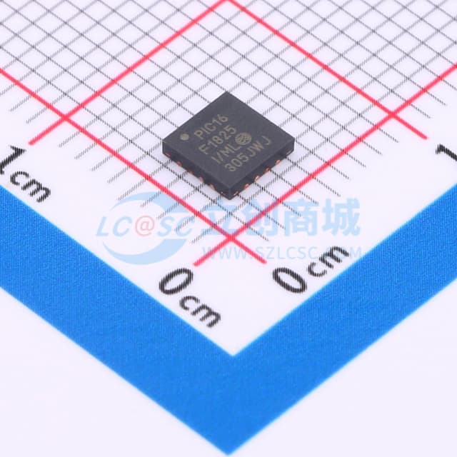 采用XLP技术的14/20引脚闪存微控制器实物图