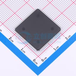 高性能和带 DP-FPU 的 DSP、1 MByte 闪存的 Arm Cortex-M7 微控制器、564 KBytes RAM、550 MHz CPU、L1 缓存、外部内存接口、SMPS、部分外设子集缩略图