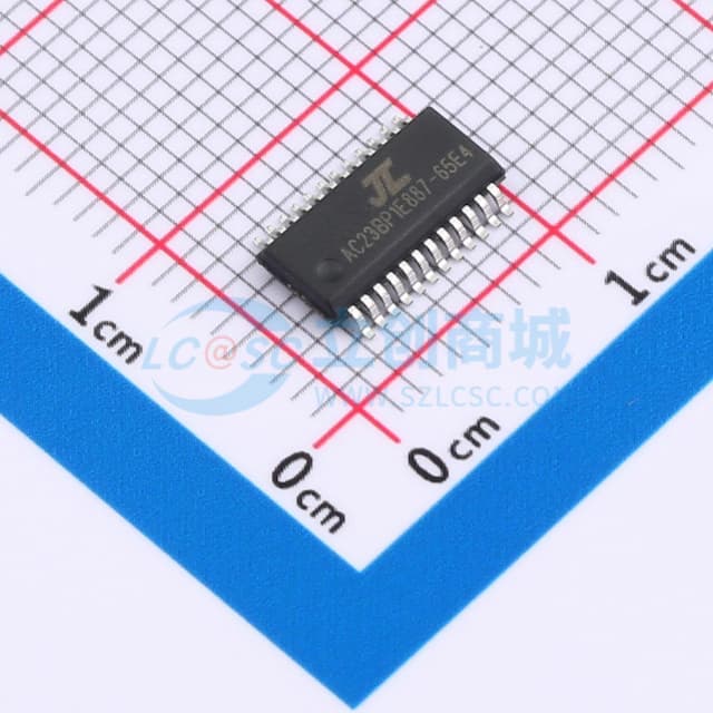 支持多种音频解码和蓝牙协议的芯片实物图