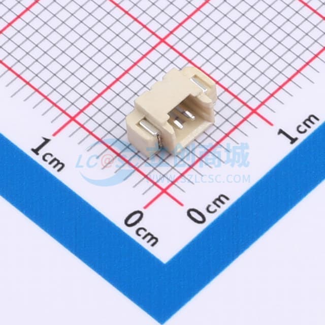 1x2P 间距:1.25mm 卧贴 系列:PicoBlade(MX 1.25)实物图