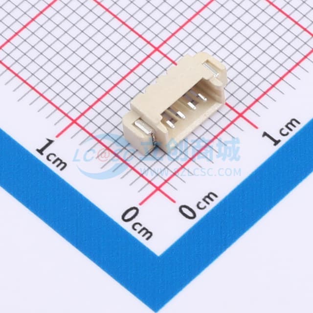 1x4P 间距:1.25mm 卧贴 系列:PicoBlade(MX 1.25)实物图