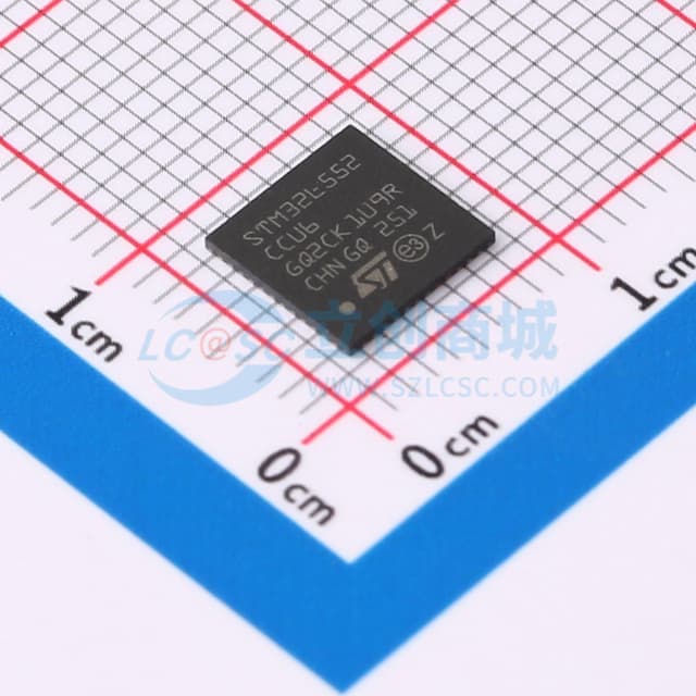 带FPU的超低功耗110 MHz Arm Cortex-M33 MCU，采用Trust Zone技术，具有256 KB Flash存储器实物图