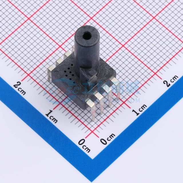 带气嘴集成式表压传感器实物图