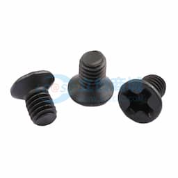 【焊接辅料】顺天五金，沉头十字螺钉机牙螺丝平面螺栓，KM3*5，头部直径D=5.0mm，黑色缩略图