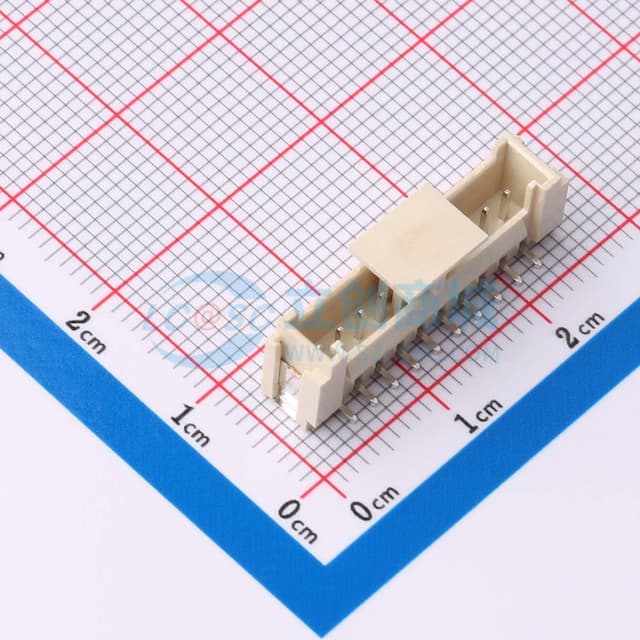 1x10P 间距:2mm 立贴 系列:HY实物图
