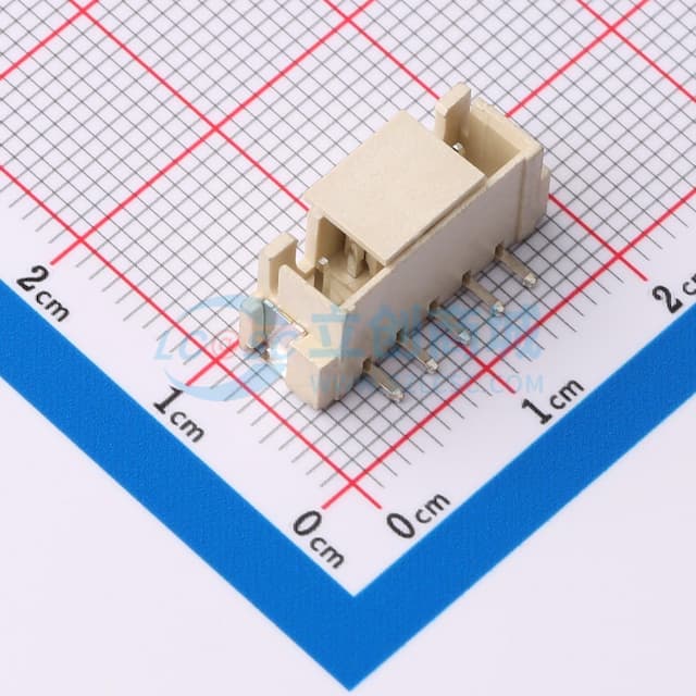 1x5P 间距:2.5mm 立贴 系列:XH实物图