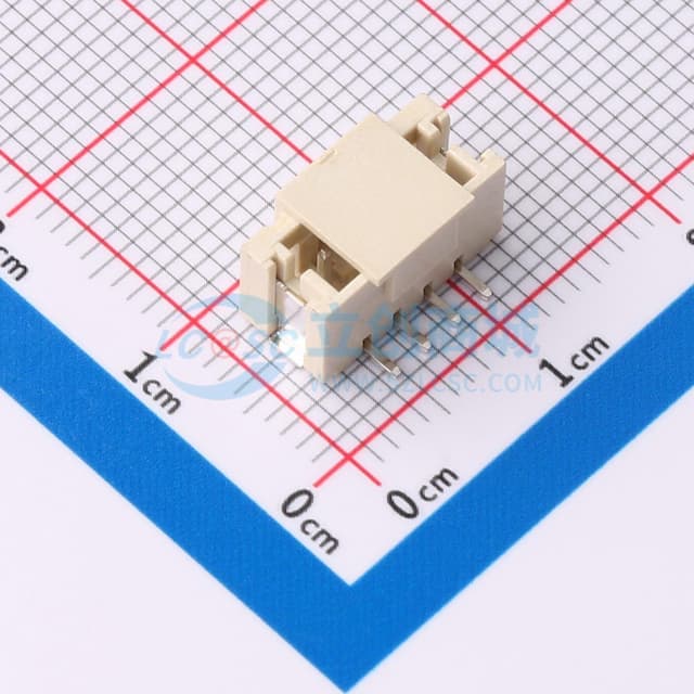 1x4P 间距:2mm 立贴 系列:PH实物图