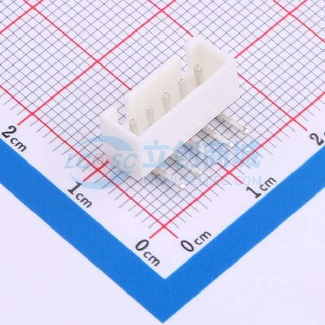 【插件】1x5P 间距:2.5mm 弯插 系列:XHB实物图