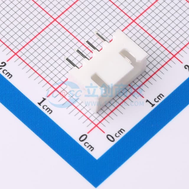 1x4P 间距:2.5mm 直插 系列:XH实物图