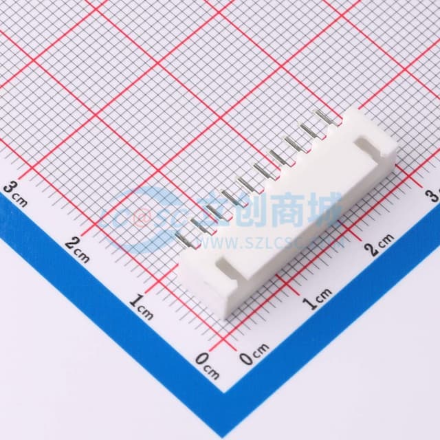【插件】1x10P 间距:2.5mm 直插 系列:XH实物图