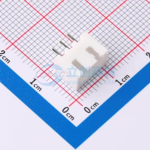 1x3P 间距:2.5mm 直插 系列:XH实物图
