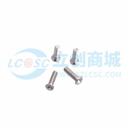 顺天五金，平头交叉嵌入式螺栓，GB819沉头十字机螺丝螺栓，KM2X8，镍缩略图