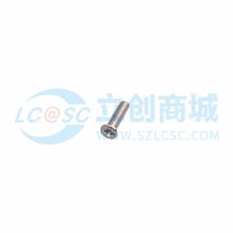 顺天五金，平头交叉嵌入式螺栓，GB819沉头十字机螺丝螺栓，KM2X8，镍缩略图