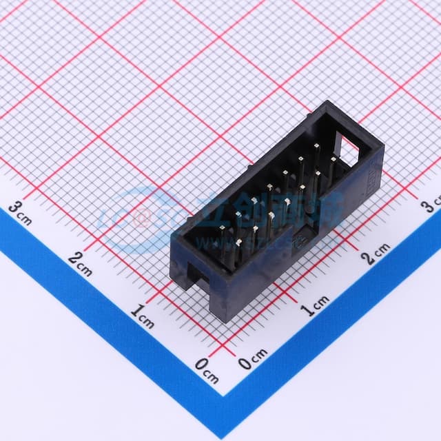【插件】1x14P 间距:2.54mm 弯插实物图