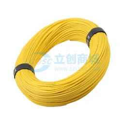 [1卷100米]埃塔硅胶导线 黄色 0.75平方 耐压8KV 耐温范围-50至+200度缩略图