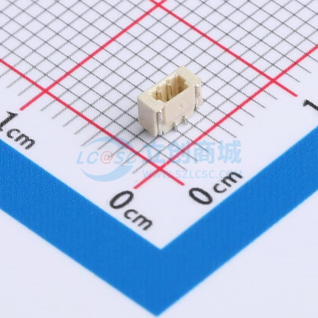 米色 1x2P 间距:0.8mm 卧贴实物图
