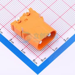 AMASS(艾迈斯)抗振动 直流大电流连接器 内接插头 PCB双PIN板卧式 公头LCB30PW-M缩略图