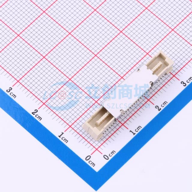 PIN:60P 间距:0.8mm 立贴实物图