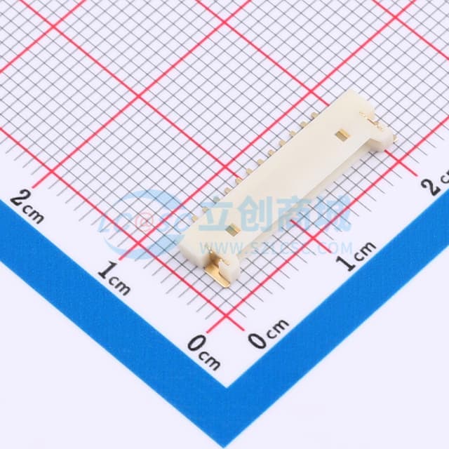 米色 1x12P 间距:1.25mm 卧贴 系列:PanelMate(MX 1.25)实物图