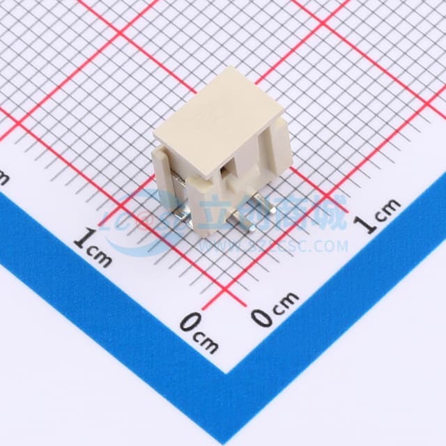 米色 1x2P 间距:2mm 立贴 系列:HY实物图