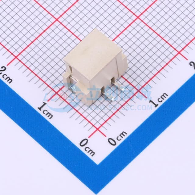 米色 1x2P 间距:2.5mm 立贴 系列:XH实物图
