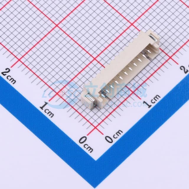 米色 1x11P 间距:1.25mm 卧贴 系列:PicoBlade(MX 1.25)实物图