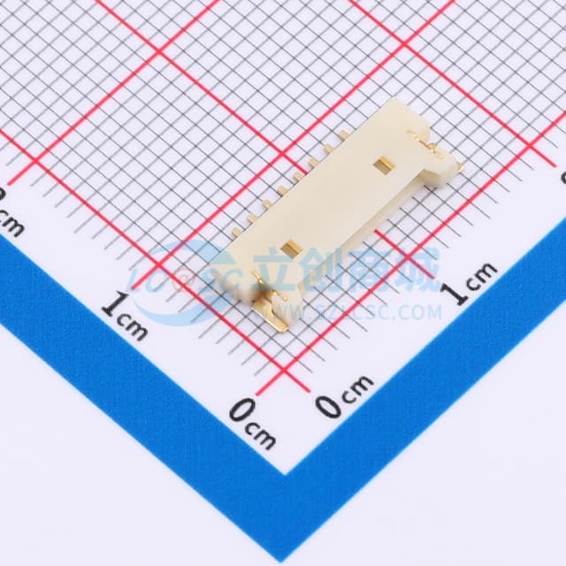 米色 1x8P 间距:1.25mm 卧贴 系列:PanelMate(MX 1.25)实物图