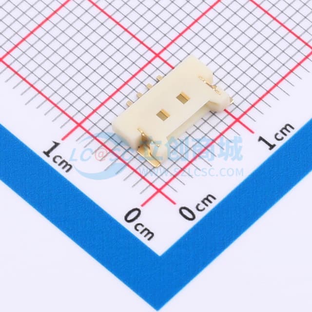 米色 1x4P 间距:1.25mm 卧贴 系列:PanelMate(MX 1.25)实物图