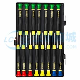 STANLEY(史丹利)，15件套微型螺丝批组套C，66-383-23缩略图