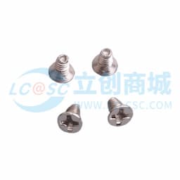 【焊接辅料】顺天五金，沉头十字螺钉机牙螺丝平面螺栓，KM3*5，头部直径D=5.0mm，加硬镍缩略图