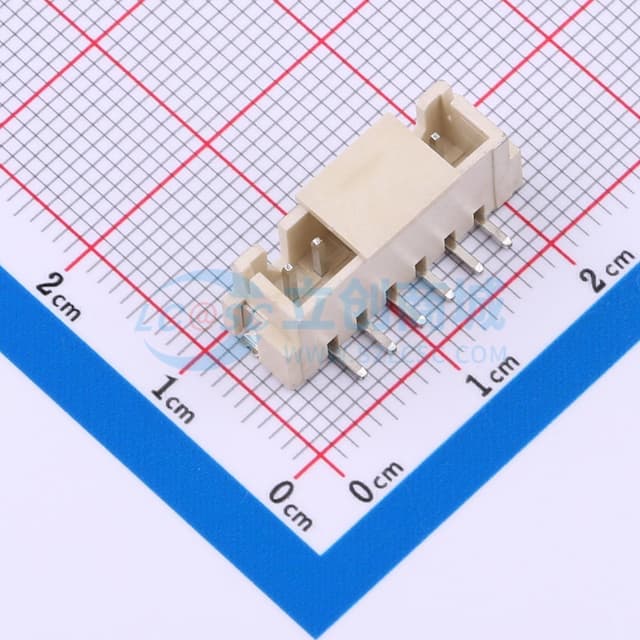 米色 1x6P 间距:2.5mm 立贴 系列:XH实物图