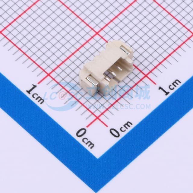 米色 1x3P 间距:1.25mm 卧贴 系列:PicoBlade(MX 1.25)实物图
