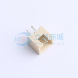 【插件】米色 1x2P 间距:2.54mm 直插 系列:XH 插件铜缩略图