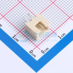 【插件】米色 1x2P 间距:2.54mm 直插 系列:XH 插件铜缩略图