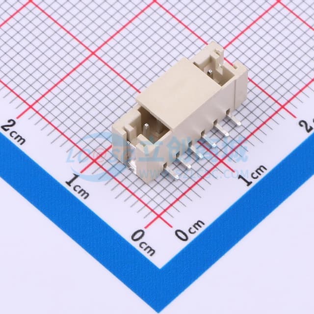 米色 1x6P 间距:2mm 立贴加盖 系列:PH实物图